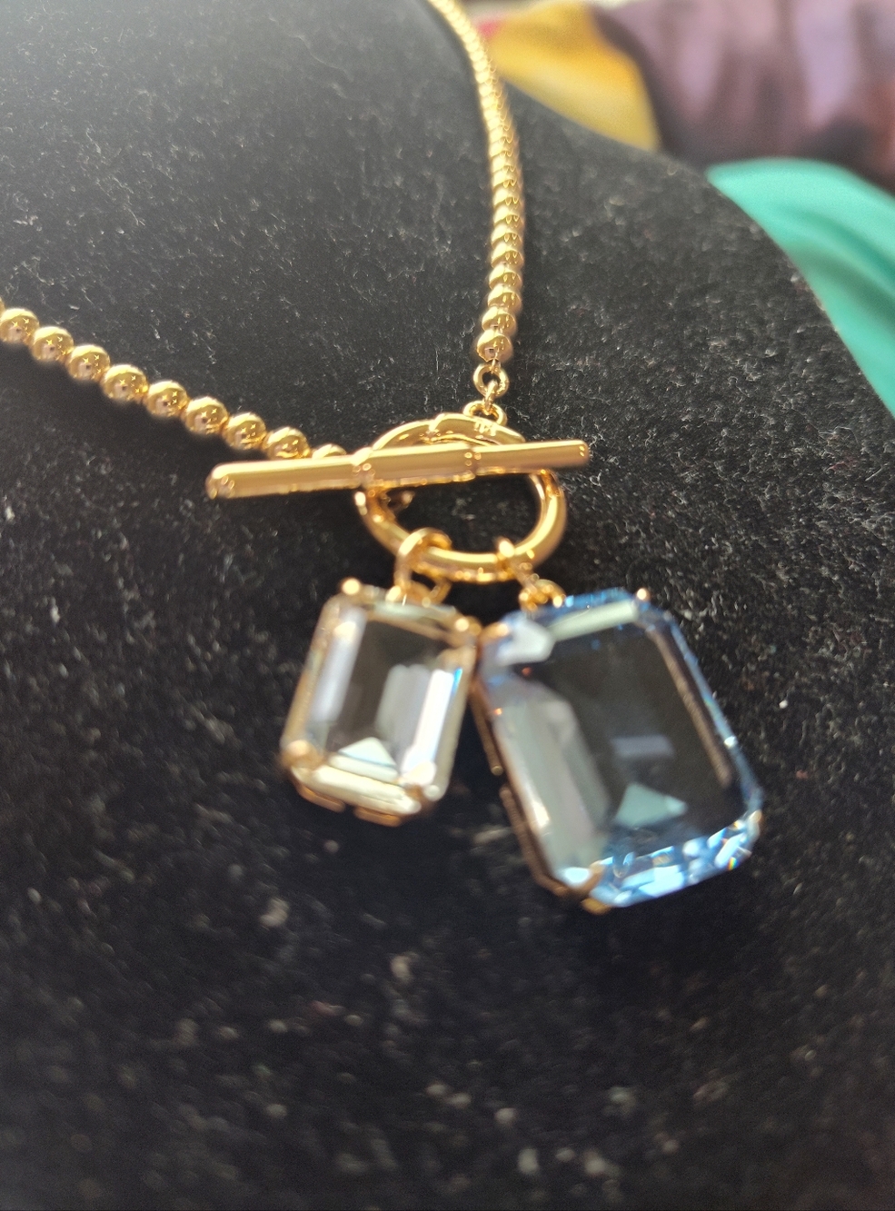 Ralph Lauren Gold Toggle Necklace - Picture 3 of 10